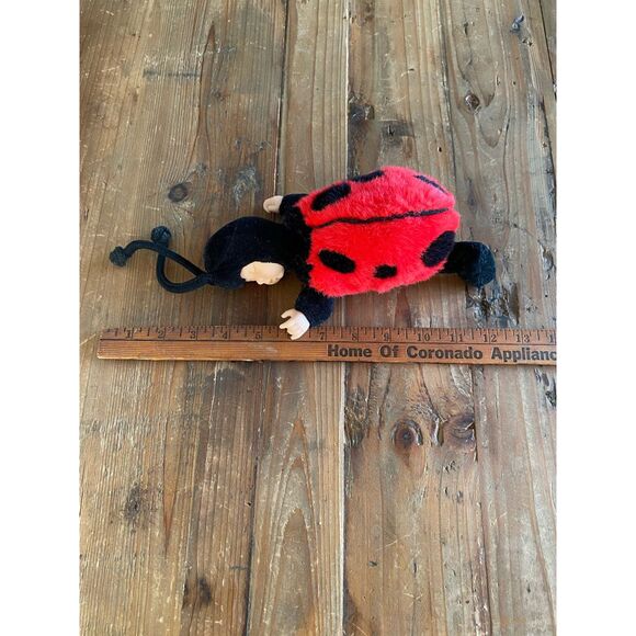 1997 Anne Geddes Sleeping Baby Ladybug Plush Doll 12” - Picture 9 of 9